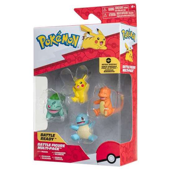 FIGURA POKEMON PACK DE 4 FIGURAS KANTO. 5 CM image 4