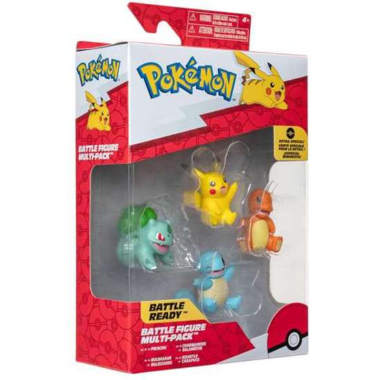 FIGURA POKEMON PACK DE 4 FIGURAS KANTO. 5 CM image 5