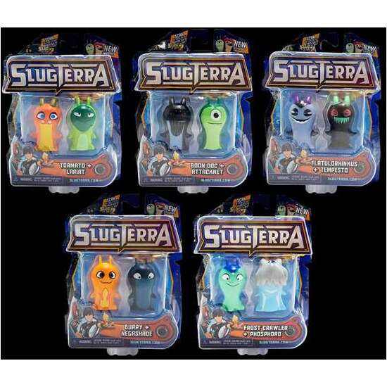 FIGURA SLUGTERRA PACK DE 2 FIGURAS 4.5 CM - MODELOS SURTIDOS image 2