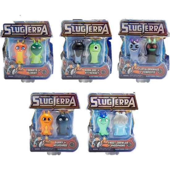 FIGURA SLUGTERRA PACK DE 2 FIGURAS 4.5 CM - MODELOS SURTIDOS image 4