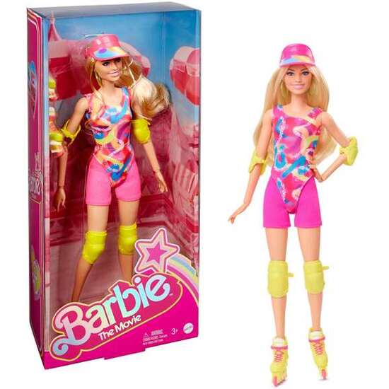 MUÑECA BARBIE LOOK PATINADORA CON ROPA NEÓN Y PATINES. image 2