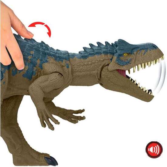 FIGURA ARTICULADA DINOSAURIO JURASSIC WORLD ALLOSAURUS CON SONIDOS. 43,2 CM image 3