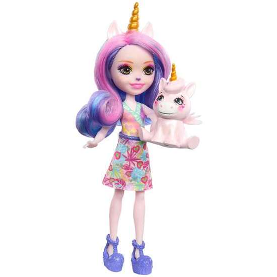 MUÑECA ENCHANTIMALS SUNSHINE ISLAND CON MASCOTA UNICORNIO 15 CM image 2