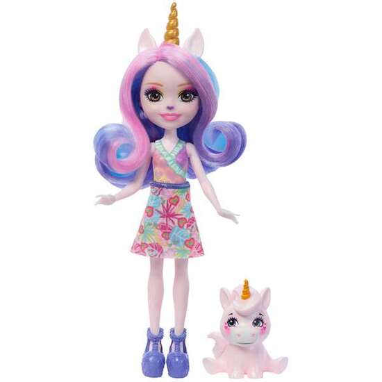 MUÑECA ENCHANTIMALS SUNSHINE ISLAND CON MASCOTA UNICORNIO 15 CM image 3