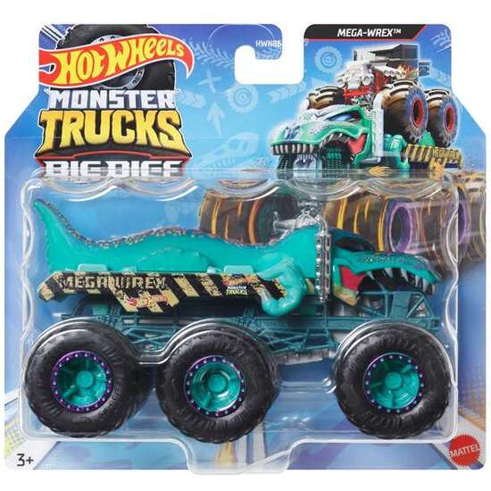 COCHE HOT WHEELS MONSTER TRUCKS BIG RIGS. ESCALA 1:64 CON 6 RUEDAS. - MODELOS SURTIDOS image 1