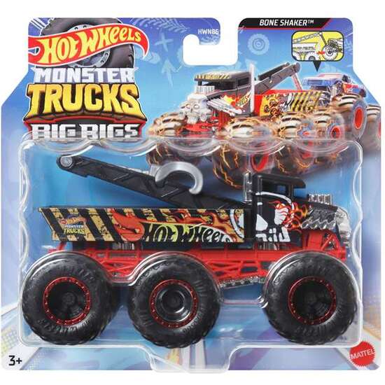 COCHE HOT WHEELS MONSTER TRUCKS BIG RIGS. ESCALA 1:64 CON 6 RUEDAS. - MODELOS SURTIDOS image 4
