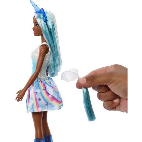 MUÑECA BARBIE UNICORNIO. CADA MUÑECA LLEVA UN LOOK DE COLORES BRILLANTES. - MODELOS SURTIDOS image 0