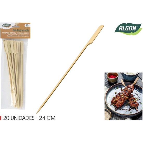 SET-20 PINCHO BAMBU AGARRADOR 240MM ALGON image 0