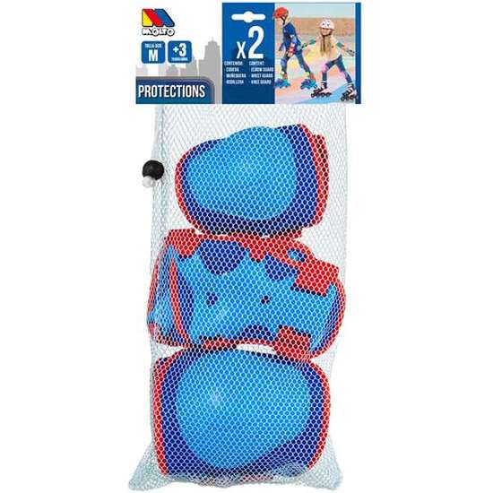 SET DE PROTECCIONES AZUL 6 PIEZAS TALLA M. image 3