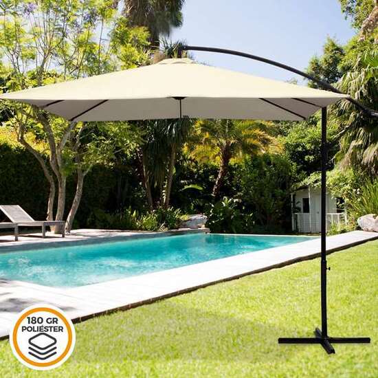 PARASOL EXCÉNTRICO 300 CM CON MÁSTIL DE ACERO 4,2 CM image 1