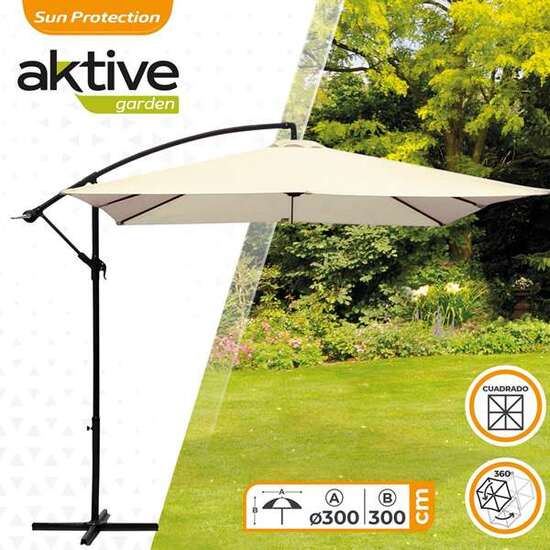 PARASOL EXCÉNTRICO 300 CM CON MÁSTIL DE ACERO 4,2 CM image 2