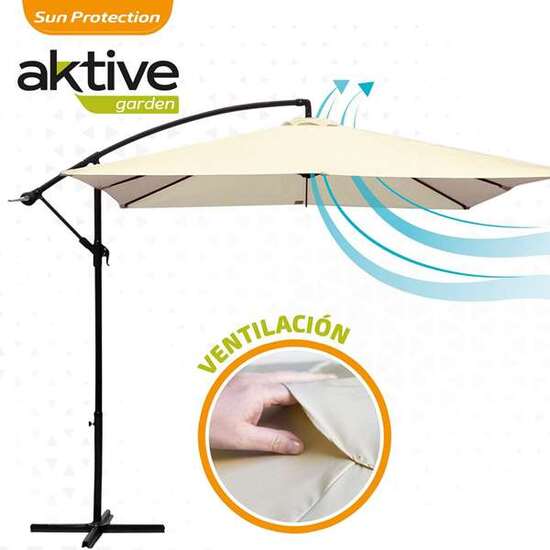 PARASOL EXCÉNTRICO 300 CM CON MÁSTIL DE ACERO 4,2 CM image 4