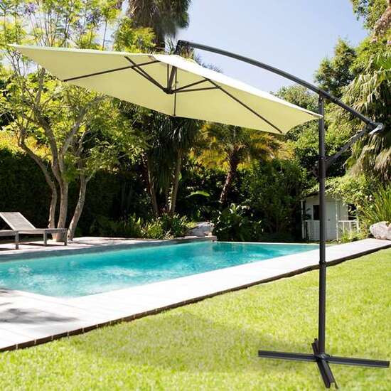 PARASOL EXCÉNTRICO 300 CM CON MÁSTIL DE ALUMINIO 4,2 CM image 1