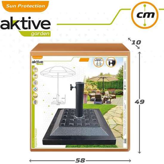 SOPORTE DE PARASOL POLIRESINA 12 KGS 44X44 CM image 2