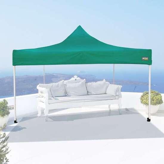 CENADOR PLEGABLE VERDE ALTURA AJUSTABLE 300X300X220 CM image 2