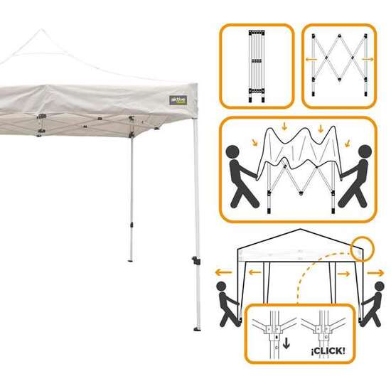 CENADOR PLEGABLE ALTURA AJUSTABLE 300X300X220 CM image 5