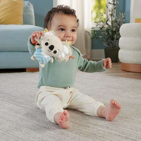 MANTA GIMNASIO ANIMALES FISHER-PRICE SENSIMALS. CON 6 JUGUETES SENSORIALES PORTATILES. image 2