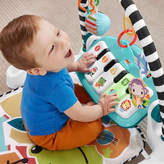 ALFOBRA MANTA ACTIVIDADES FISHER-PRICE KICK & PLAY CON PIANO, LUCES Y SONIDOS image 4