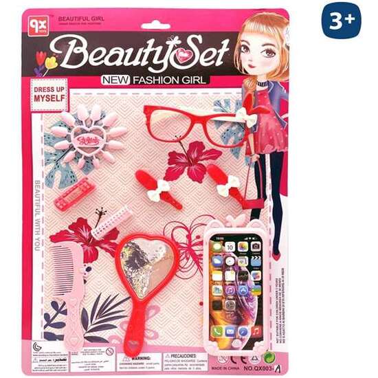 CONJUNTO DE BELLEZA CON MÓVIL EN BLISTER image 0