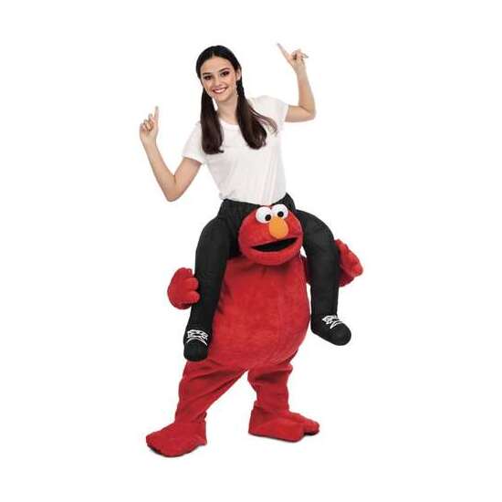 DISFRAZ ADULTO ELMO A HOMBROS TALLA UNICA image 0