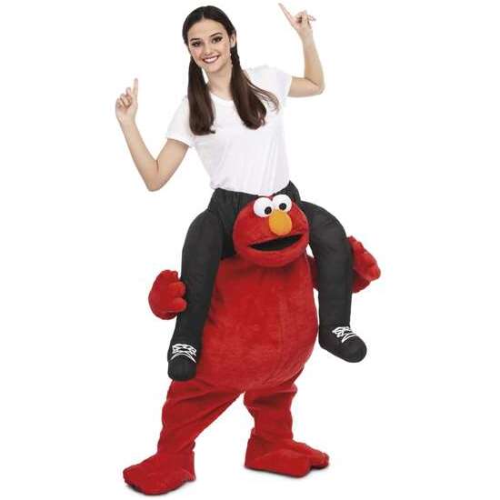 DISFRAZ ADULTO ELMO A HOMBROS TALLA UNICA image 1