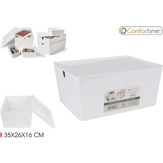 CAJA ORDENAC.MULTIUSO TAPA 35X26X16 CONFORTIME image 0