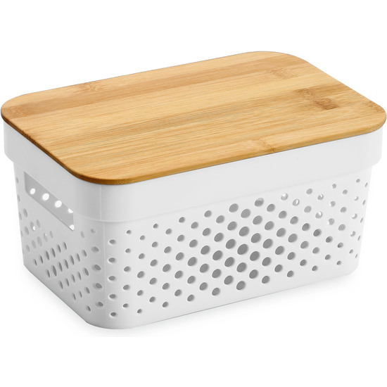 CAJA ORDENA.MULTIU.PLAST.TAPA BAMBU CONFORTIME image 6