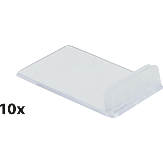 #-60-PACK 10 SOPORTES TRANSP. MESA 1X4X0.6CM image 0