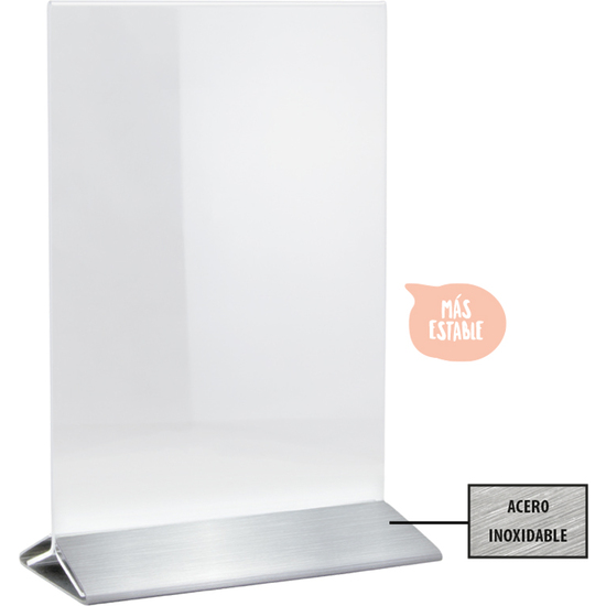 #-36-PORTA POSTER MESA ACRILICO A5 24.3X15X7.4CM image 1