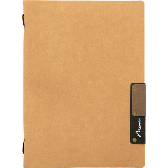 #-40-PORTA MENUS BEIGE A5 A PRUEBA DE AGUA24.9X17 image 0