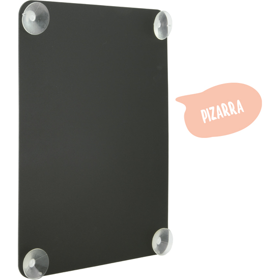 #-36-PIZARRA 4 VENTOSAS CRISTAL 35.6X27.1X0.3CM image 1