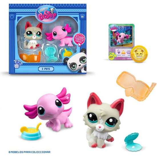 PACK DE 2 FIGUAS MASCOTAS LITTLEST PET SHOP 13,97X12,70X4,49 CM - MODELOS SURTIDOS image 7