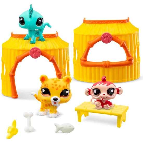 SET FIGURA LITTLEST PET SHOP TIKI JUNGLE. 17,8X20,3X6,35 CM image 1