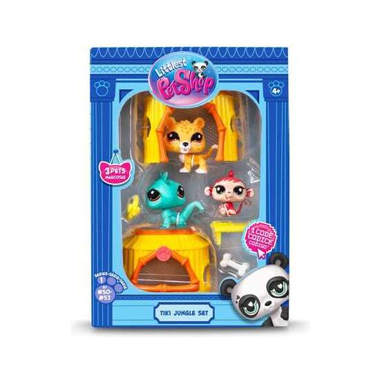 SET FIGURA LITTLEST PET SHOP TIKI JUNGLE. 17,8X20,3X6,35 CM image 5