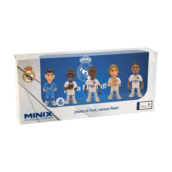 PACK MINIX CON 5 FIGURAS REAL MADRID C.F 7 CM image 0