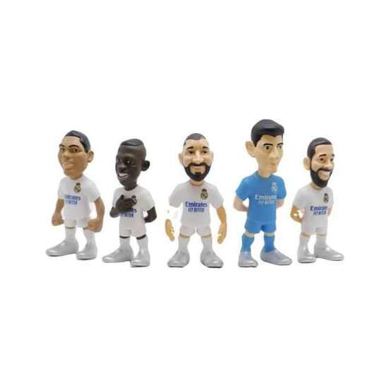 PACK MINIX CON 5 FIGURAS REAL MADRID C.F 7 CM image 1