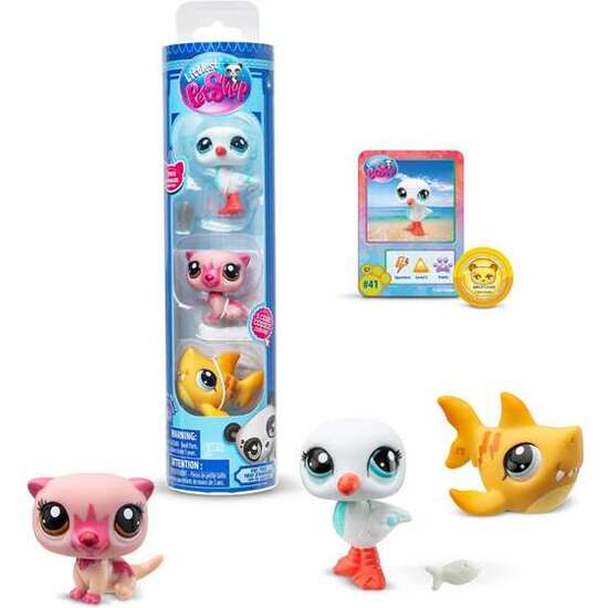 PACK DE 3 FIGURAS MASCOTAS LITTLEST PET SHOP 6,35X25,4X6,35 CM - MODELOS SURTIDOS image 3