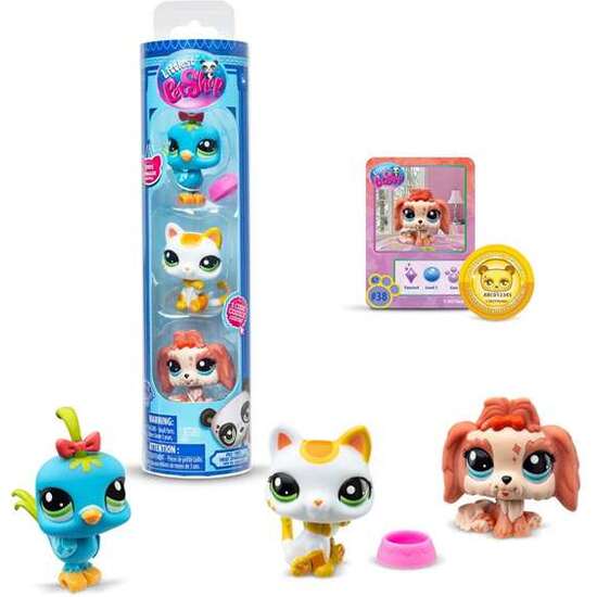 PACK DE 3 FIGURAS MASCOTAS LITTLEST PET SHOP 6,35X25,4X6,35 CM - MODELOS SURTIDOS image 4