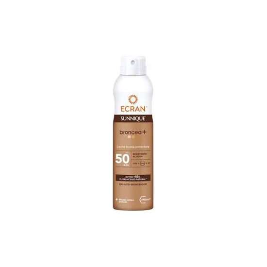 LECHE BRONCEADORA MAS BRUMA F50 250 ML ECRAN SUNNIQUE image 0