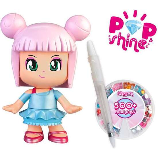 FIGURA PINYPON POP & SHINE 17 CM ¡PERSONALIZALA Y HAZLA BRILLAR A TU GUSTO! image 0