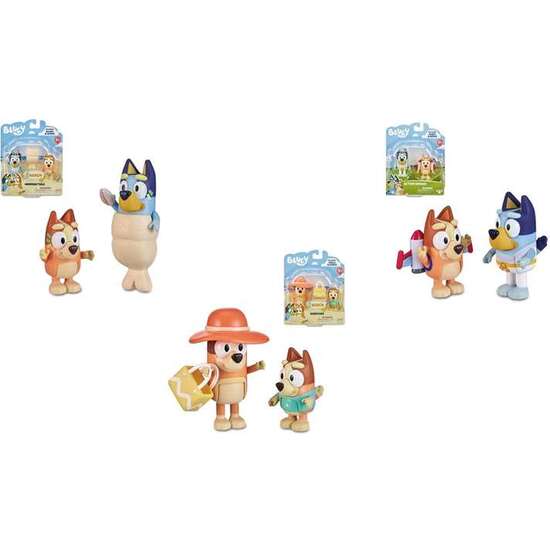 FIGURA BLUEY PACK 2 FIGURAS 6 CM CON ACCESORIO - MODELOS SURTIDOS image 0