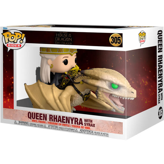 FIGURA POP RIDES DELUXE HOUSE OF THE DRAGON QUEEN RHAENYRA image 0