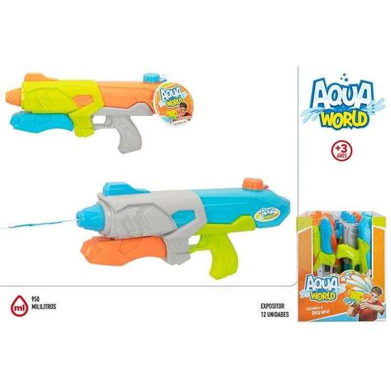 PISTOLA DE AGUA AQUA WORLD 41,5 CM - MODELOS SURTIDOS image 0