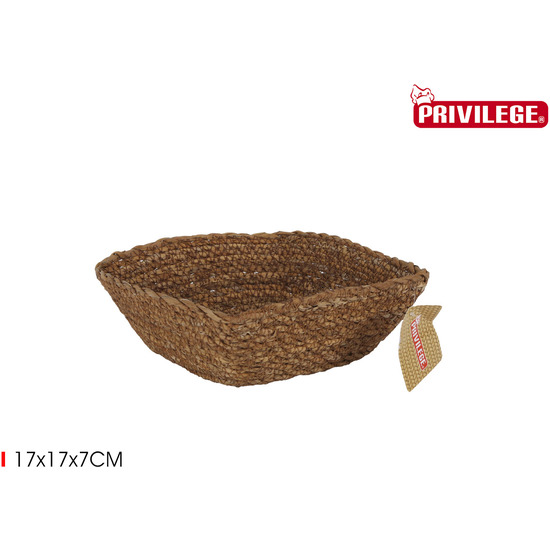 CESTA CONICA MIMBRE CUADRADA 17X17X7CMPRIVILEGE image 0