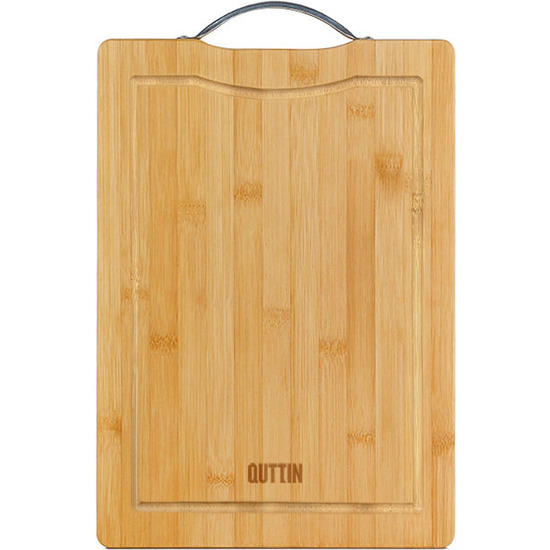 TABLA CORTAR BAMBU/MET. 34X24X1.5CM QUTTIN image 2