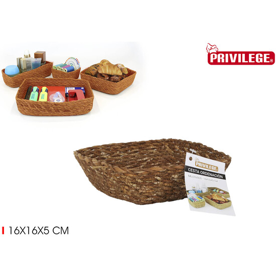 CESTA ORDENACION SEAGRASS 16X16X5CM PRIVILEGE image 1