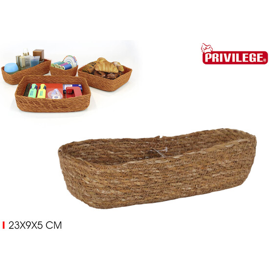 CESTA ORDENACION SEAGRASS 23X9X5CM PRIVILEGE image 1