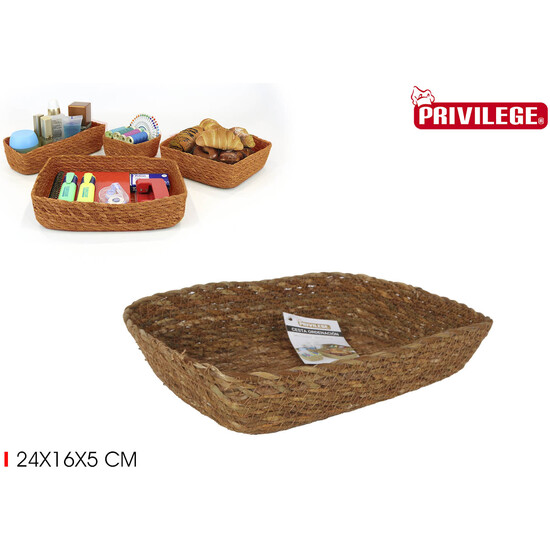 CESTA ORDENACION SEAGRASS 24X16X5CM PRIVILEGE image 1