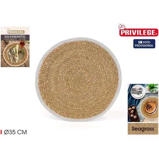 SALVAMANTEL SEAGRASS RED.RIBETE 35C PRIVILEGE image 0