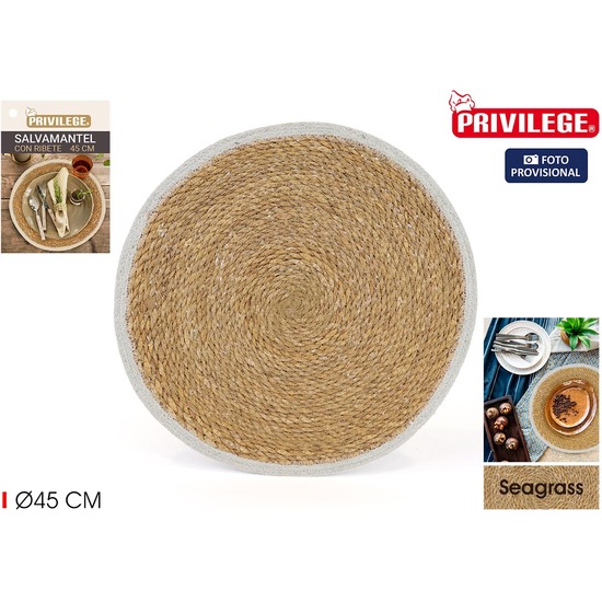 SALVAMANTEL SEAGRASS RED.RIBETE 45C PRIVILEGE image 0